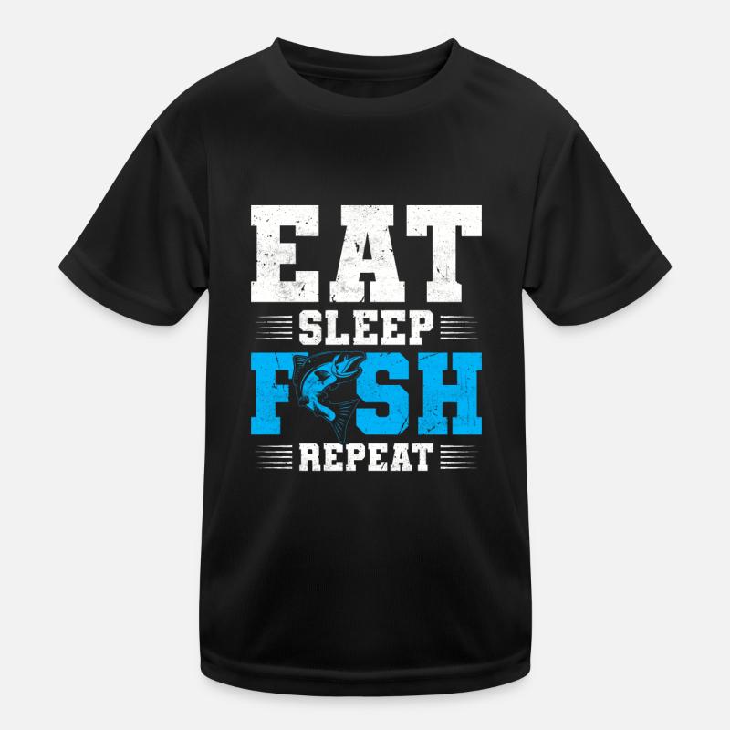 Pêcheur Pêcheur Pêche Pêche Cadeau de Noël T-shirt sport Enfant