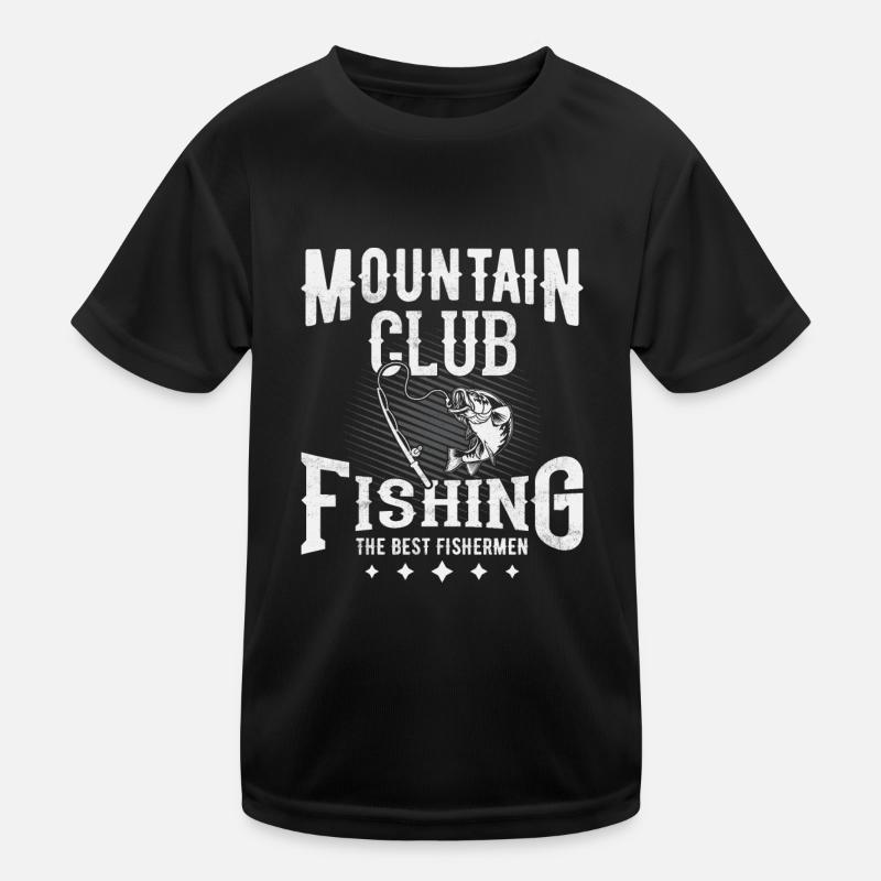 Slogan de pêche Angel Fish T-shirt sport Enfant