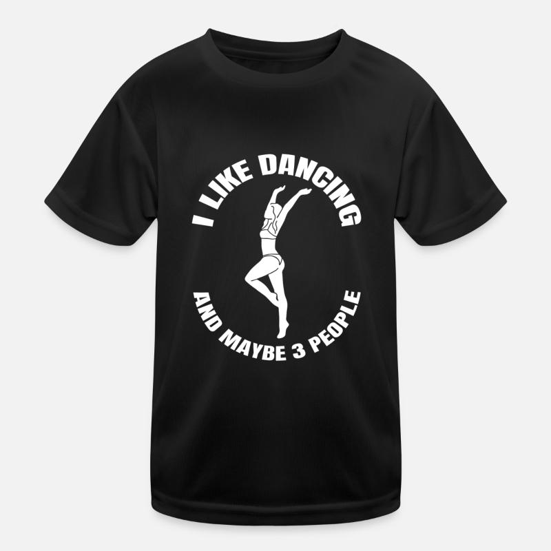 Dancing Sport Gift Dance Sport Hobby Dancer Kids Functional T-Shirt