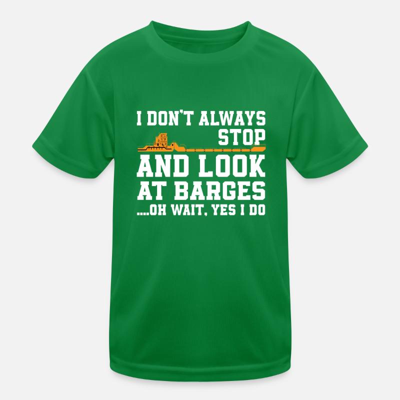 Lastkahn Spruch Kinder Funktions-T-Shirt