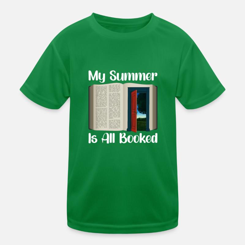 Book Reader Reading Literature Bookworm Gift Idea Kids Functional T-Shirt