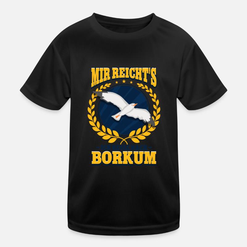 Borkum Kinder Funktions-T-Shirt