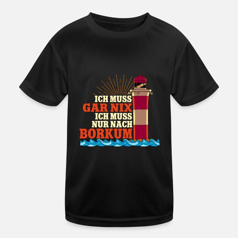 Borkum Kinder Funktions-T-Shirt