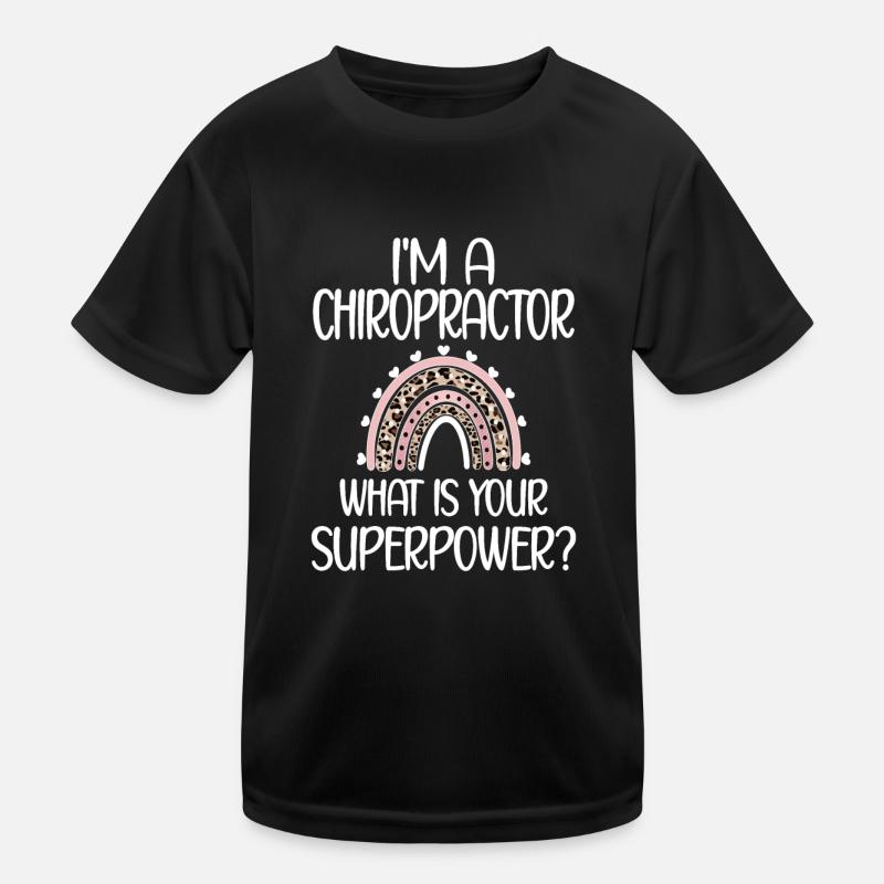 Chiropractor Chiropractic Chiropractor Kids Functional T-Shirt