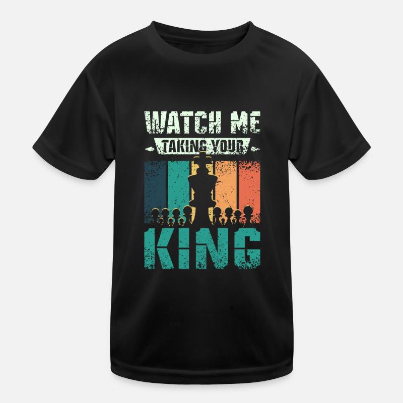 Taking your king chess Kids Functional T-Shirt