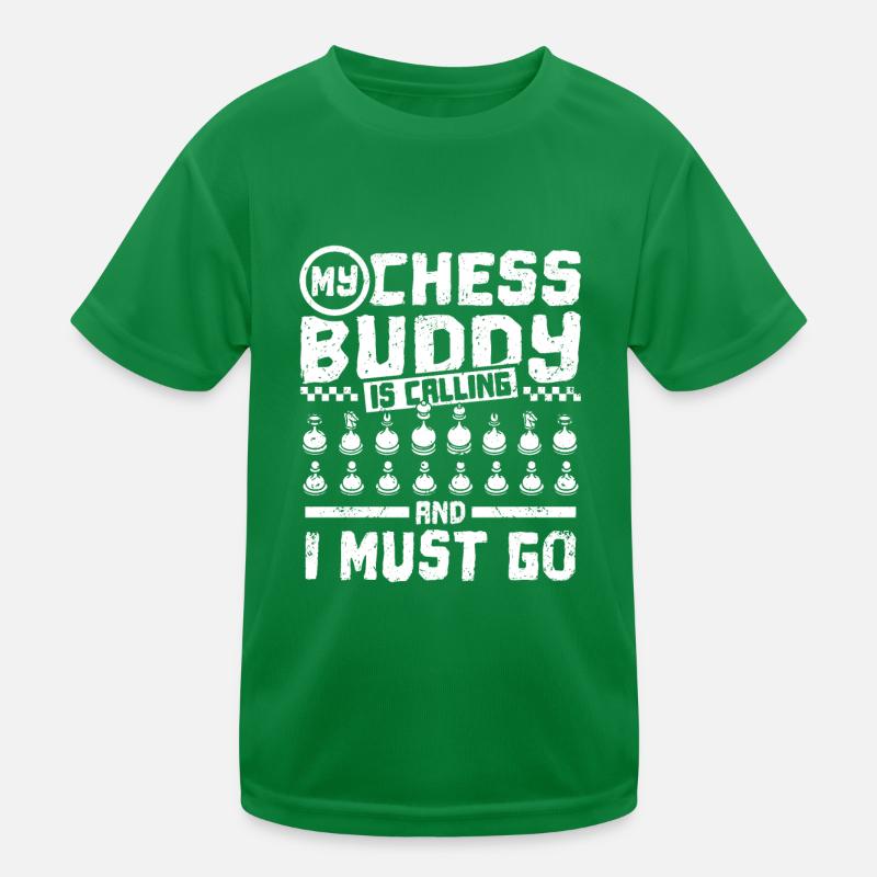 Mon copain d’échecs appelle T-shirt sport Enfant
