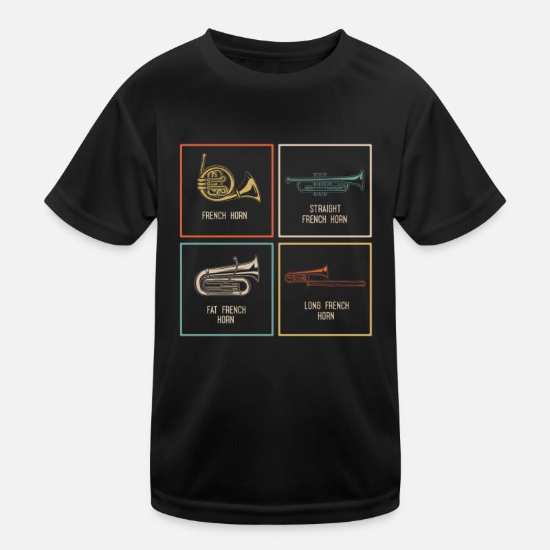 French Horn -Spieler Kinder Funktions-T-Shirt