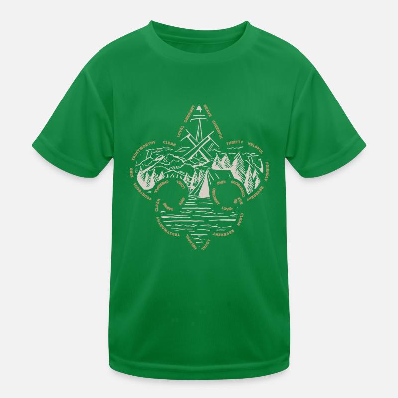Scouting Law, Scout Law Outdoor Code Kinder Funktions-T-Shirt