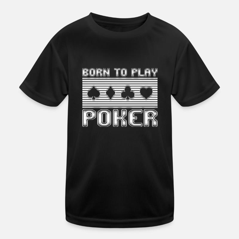 Poker Kinder Funktions-T-Shirt