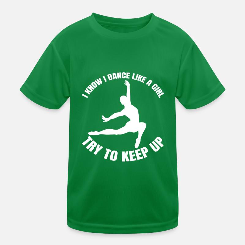 Ballet Gift Dancer Dance Ballerina Dance Class Kids Functional T-Shirt