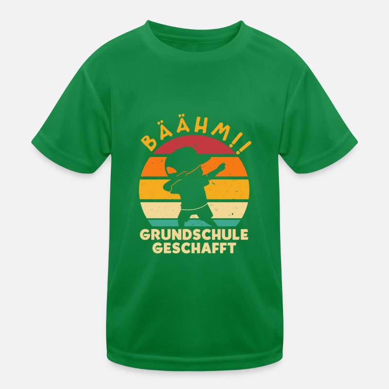 Bäähm Grundschule geschafft Kinder Funktions-T-Shirt