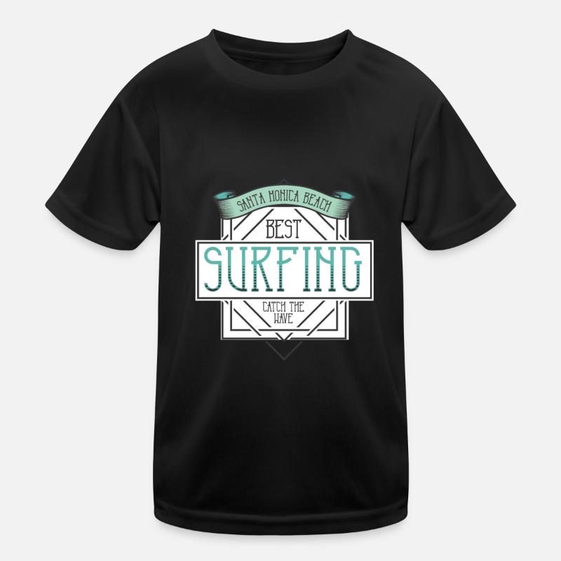 Sommer, Sonne, Surfen Kinder Funktions-T-Shirt