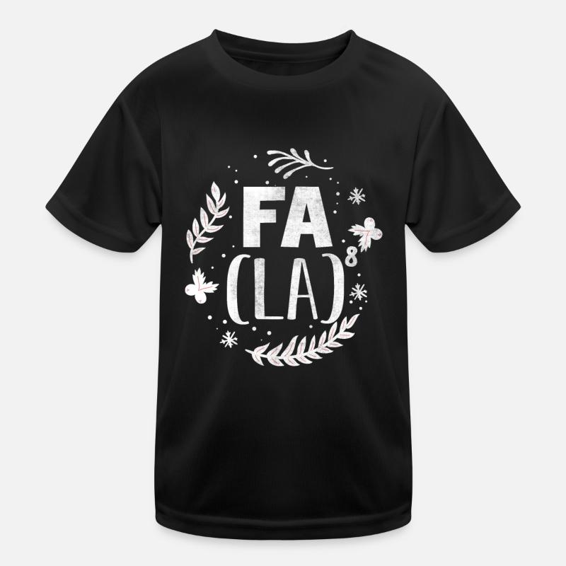 Fa La 8 - Mathelehrer Weihnachten Fa La La Kinder Funktions-T-Shirt