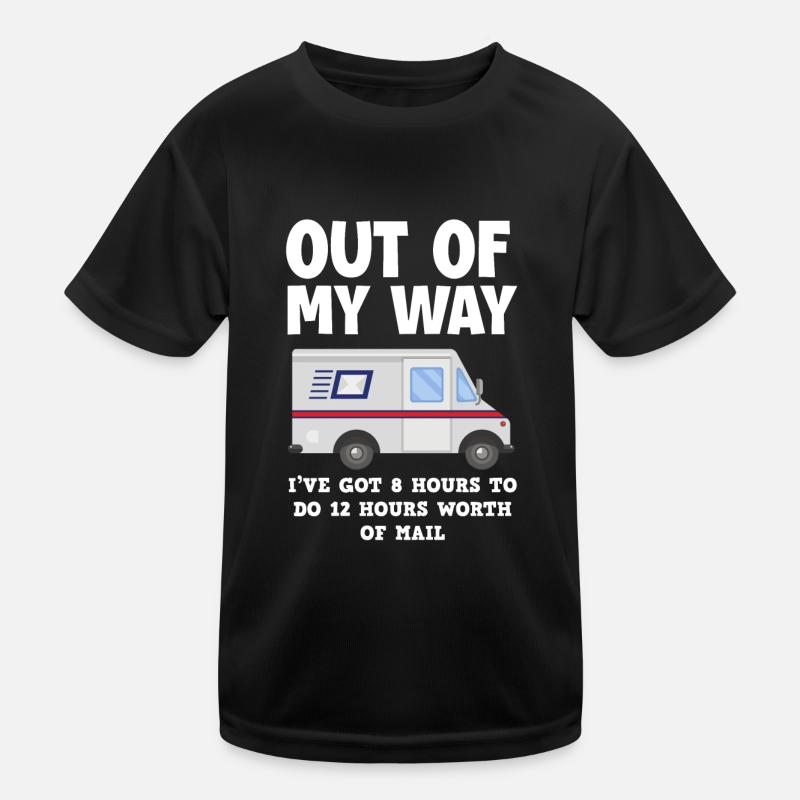 Funny Letter Deliverer Post Post Gifts Kids Functional T-Shirt