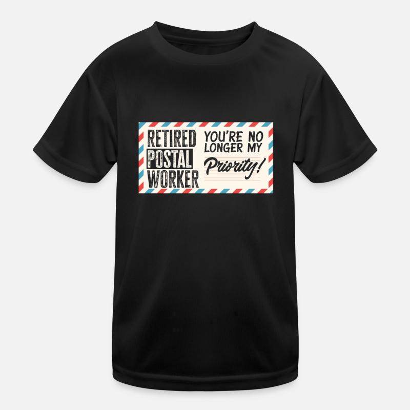 Funny Letter Deliverer Post Post Gifts Kids Functional T-Shirt