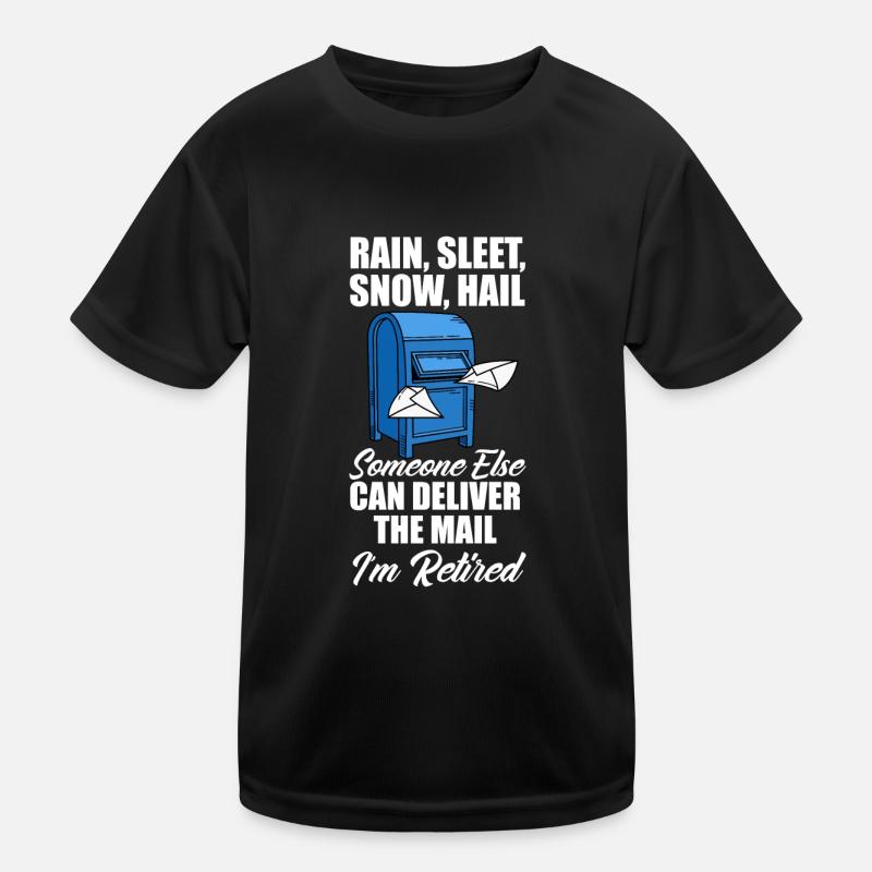Funny Letter Deliverer Post Post Gifts Kids Functional T-Shirt