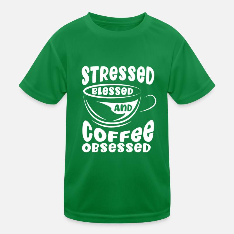 Coffee Espresso Morning Coffee Drinker Americano T-shirt sport Enfant