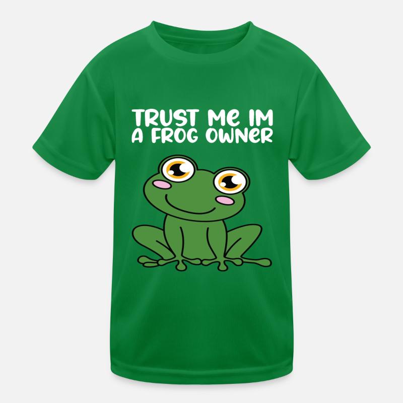 Trust me I am a frog owner Kids Functional T-Shirt