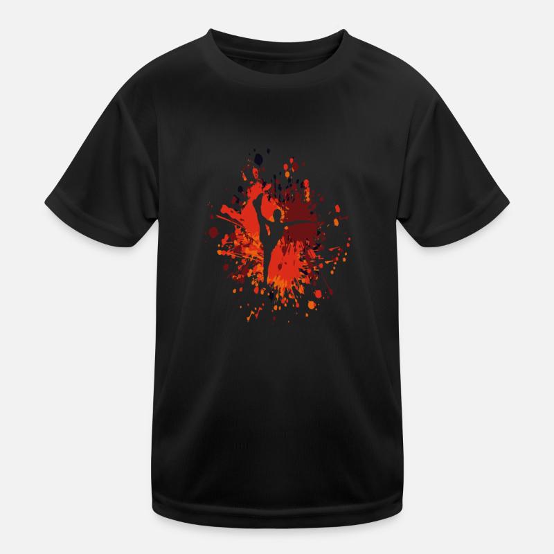 Dancing Passion Color Splash Kinder Funktions-T-Shirt