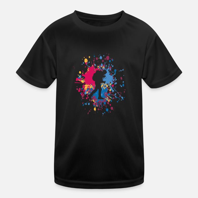 Randonnée Walk Color Splash T-shirt sport Enfant