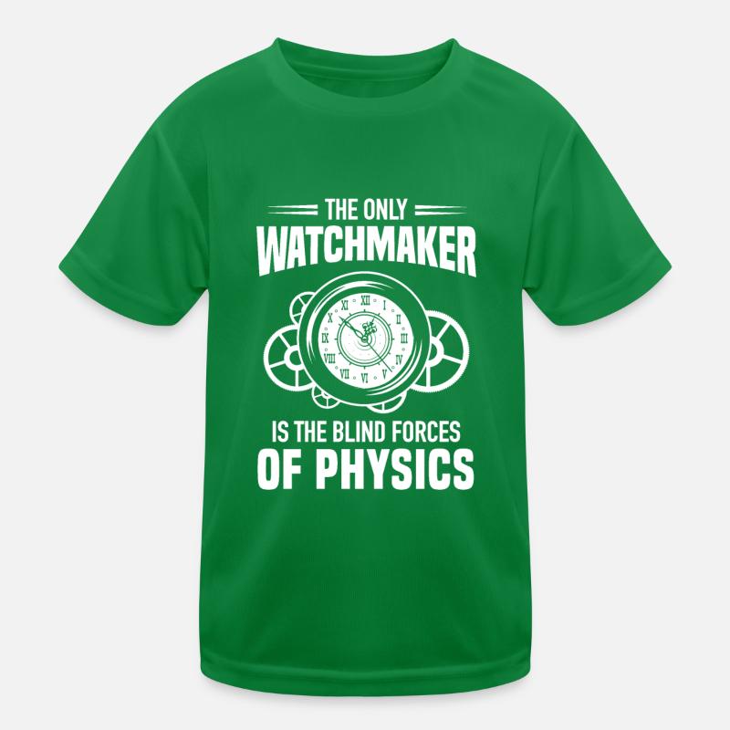 Watchmaker Blind Forces Physics Feinmechaniker Kinder Funktions-T-Shirt