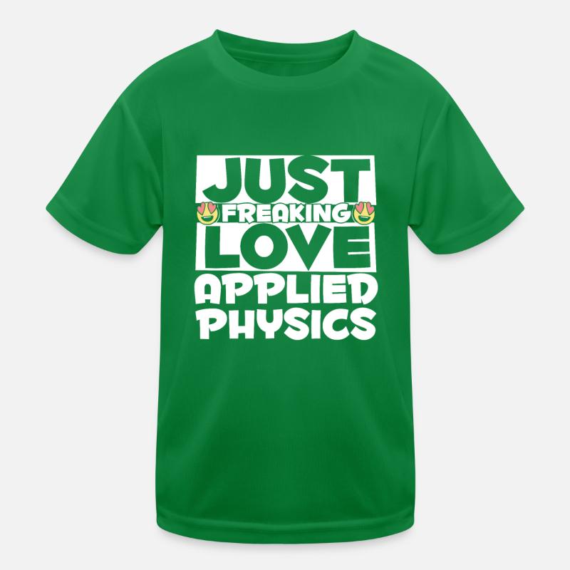 Physics Physicist Kids Functional T-Shirt