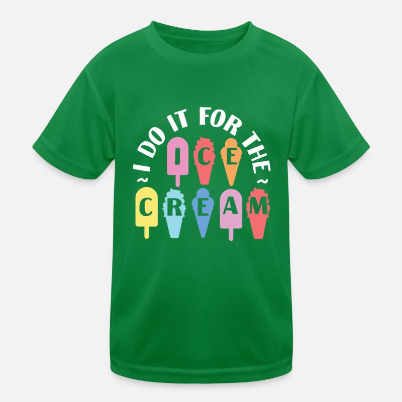 Ice Cream Cone Popsicle I Do It Kinder Funktions-T-Shirt