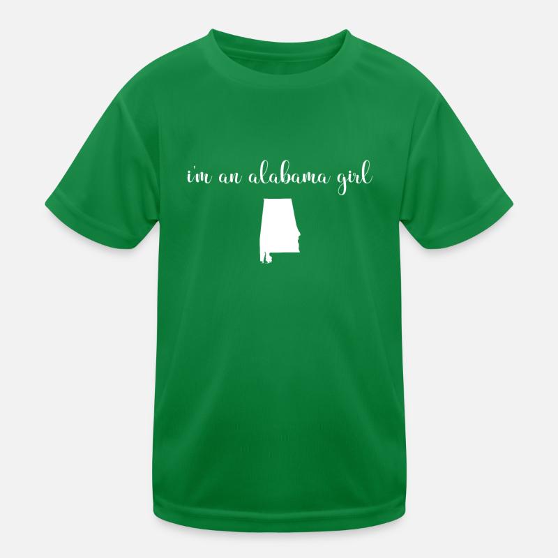 Ich Bin Ein Mädchen In Alabama - Staat Kinder Funktions-T-Shirt