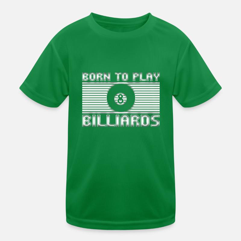 Billiard Kinder Funktions-T-Shirt