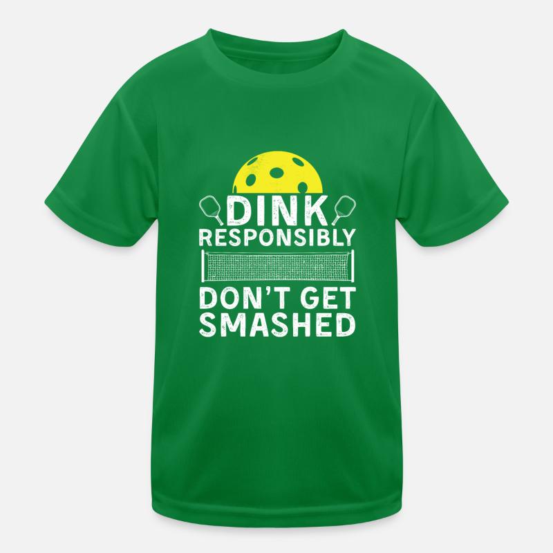 Dink de manière responsable ne se fait pas écraser - Paddle Player T-shirt sport Enfant