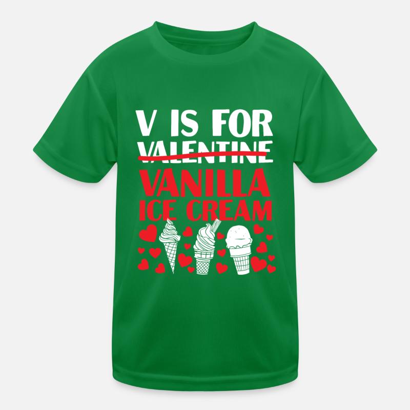 Ice Cream Valentines Day Cone Kinder Funktions-T-Shirt