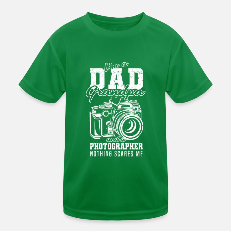 Fotografie Foto Ich bin ein Vater Opa und ein Kinder Funktions-T-Shirt