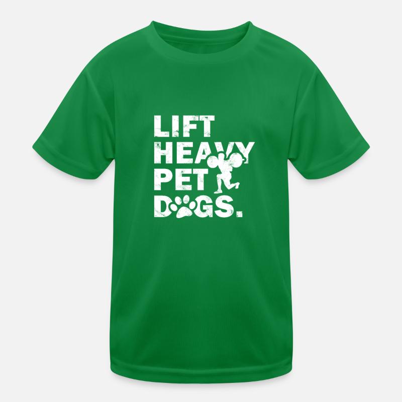 Soulever des chiens lourds - commandes de chien T-shirt sport Enfant
