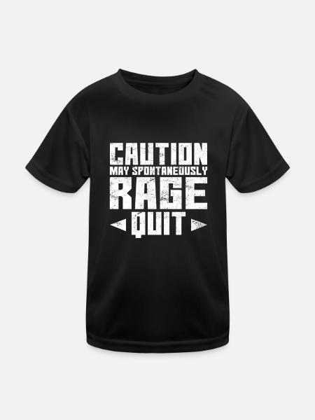 La prudence peut spontanément quitter Funny Gamer V - T-shirt sport Enfant - noir - Devant