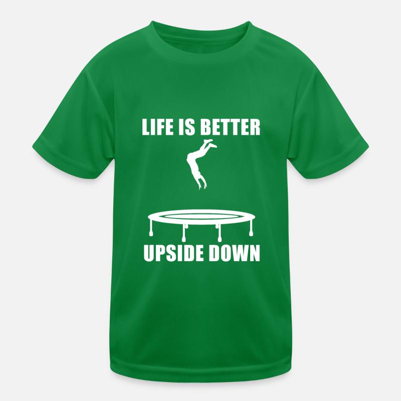 Professional Trampoline Jumping Funny Saying Kids Functional T-Shirt