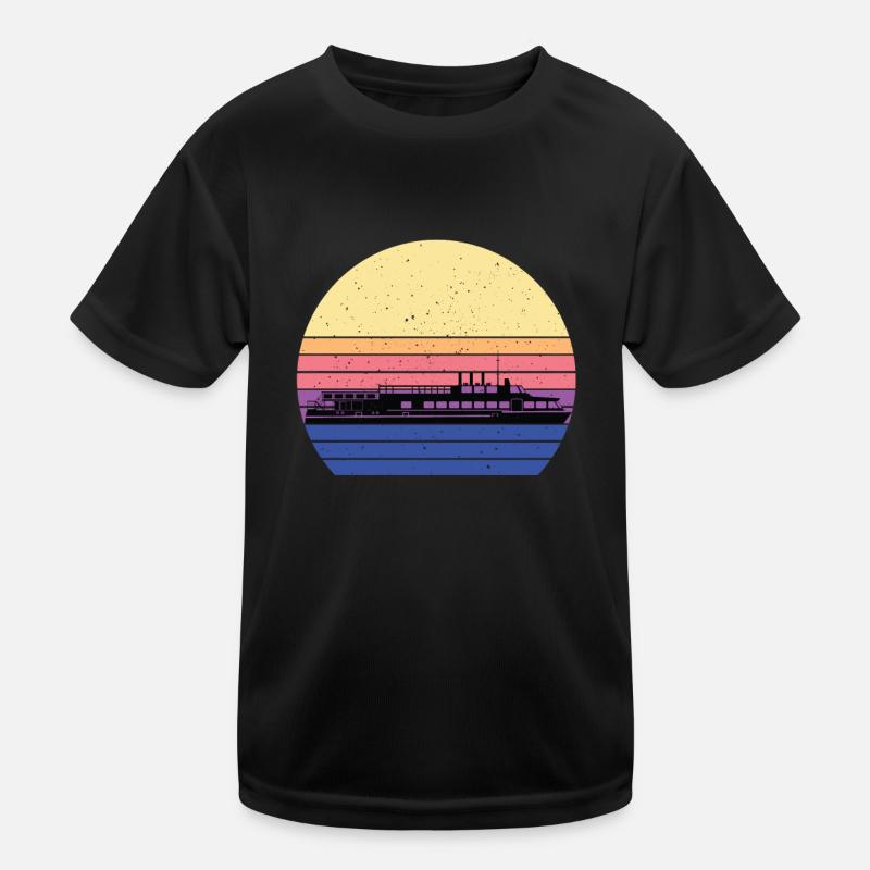 Ferry Retro Ferry Kids Functional T-Shirt
