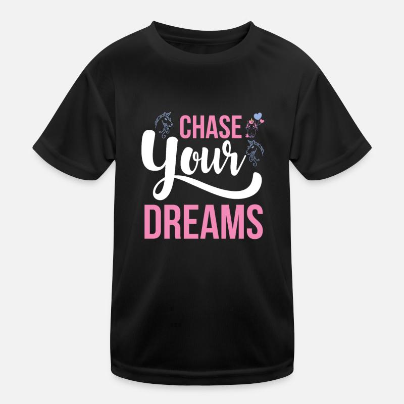 Live your dreams Unicorn Kids Functional T-Shirt