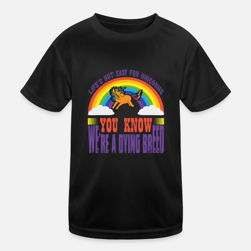 La vie n’est pas facile pour Unicorn Unicorn T-shirt sport Enfant