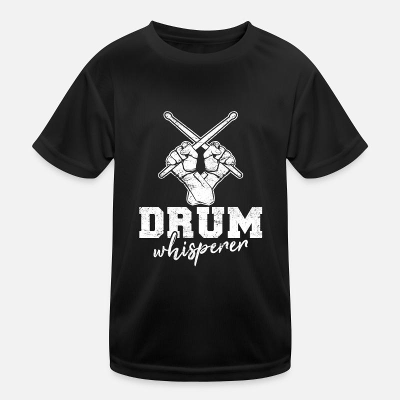 Drum Whisperer Funny Drummer Percussion Drums Band T-shirt sport Enfant