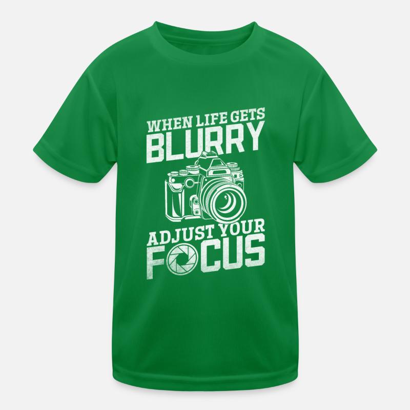 Lorsque la vie devient floue, adaptez-vous à votre T-shirt sport Enfant