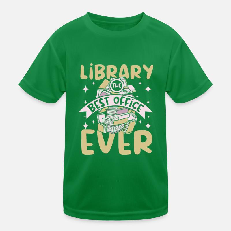 Library best offive ever Kinder Funktions-T-Shirt