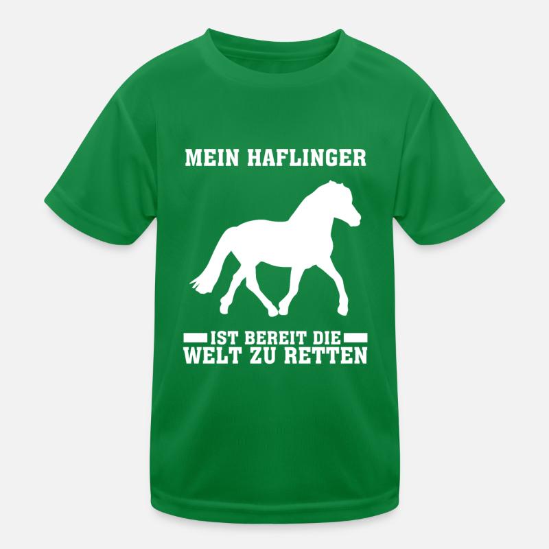 Haflinger Reiten Kinder Funktions-T-Shirt