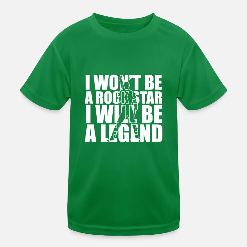 i won't be a star i will be a legend Kinder Funktions-T-Shirt