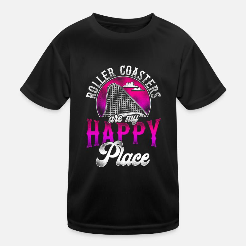 Roller Coaster Vintage Roller Kinder Funktions-T-Shirt