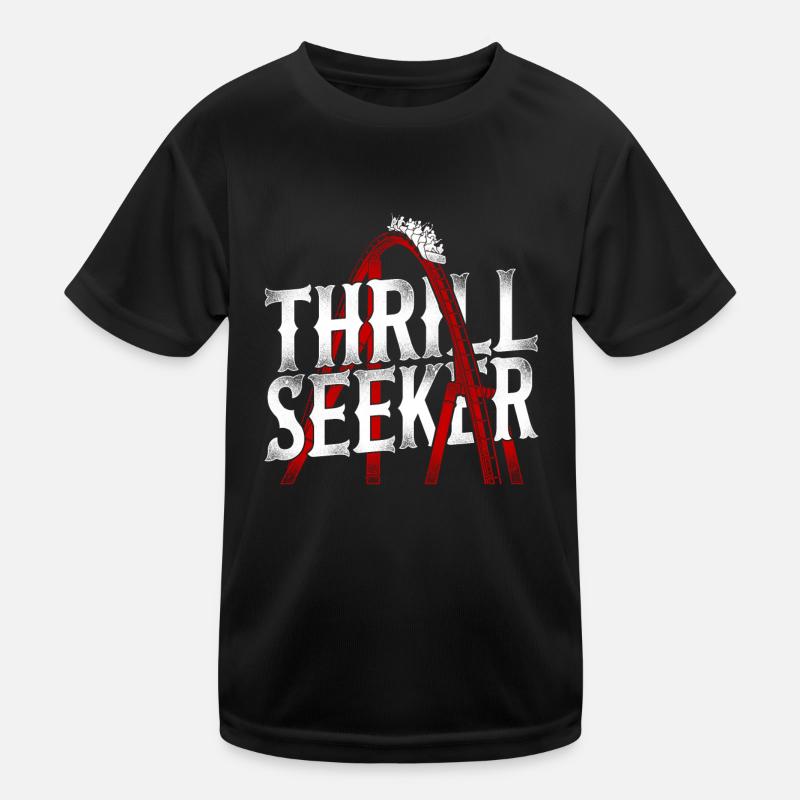 Roller Coaster Vintage Thrill Kinder Funktions-T-Shirt
