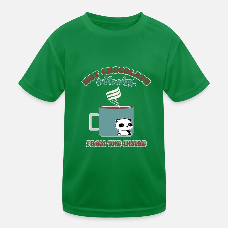Hot Chocolate Cocoa Drinking Chocolate Kids Functional T-Shirt