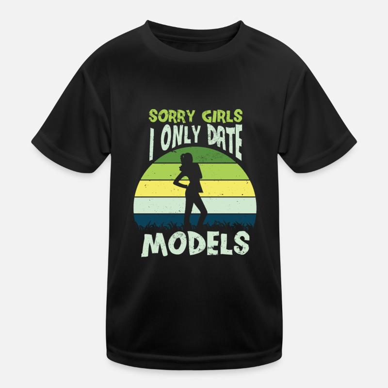 Model Only dates Models Model Dimensions Kids Functional T-Shirt