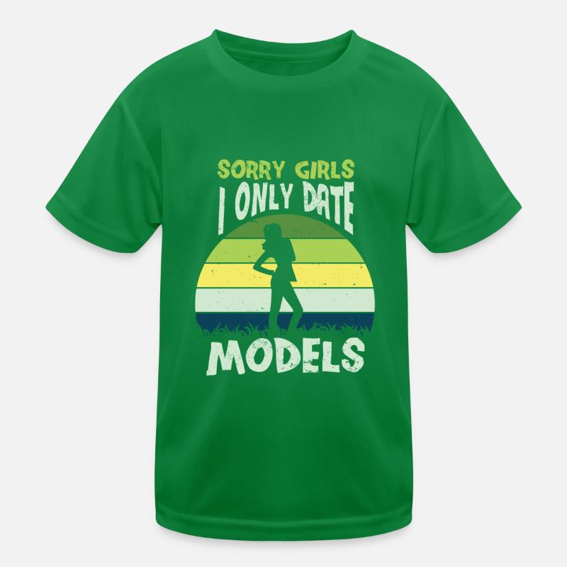 Model Only dates Models Model Dimensions Kids Functional T-Shirt