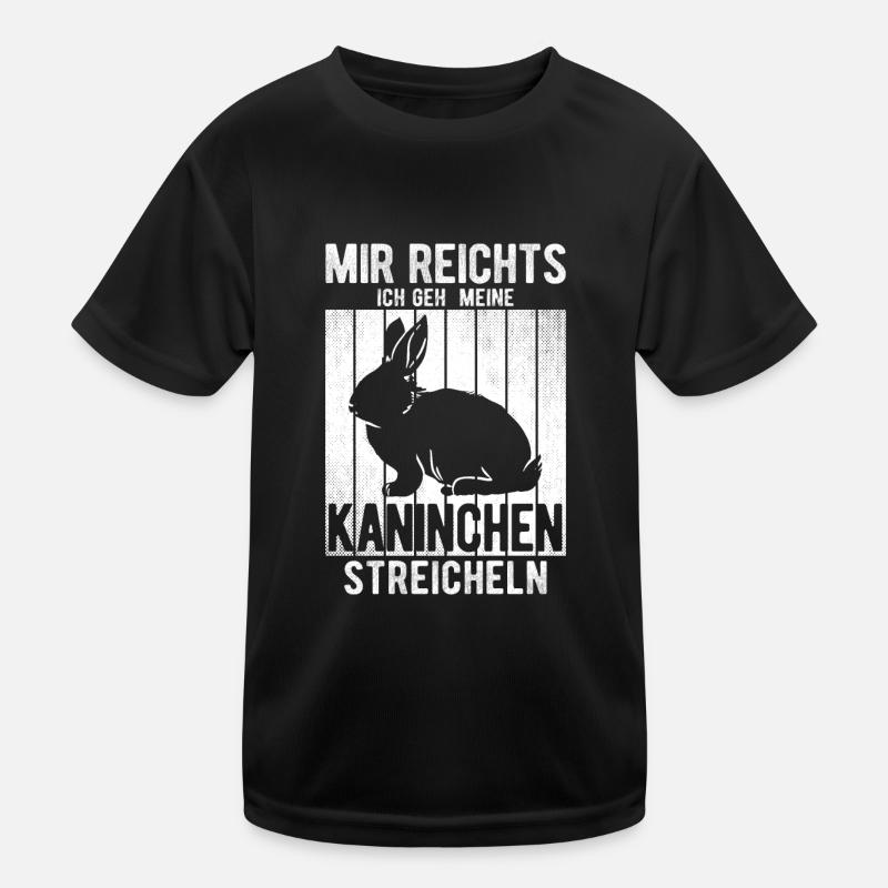 Kaninchen Spruch Hasen Geschenk Kinder Funktions-T-Shirt