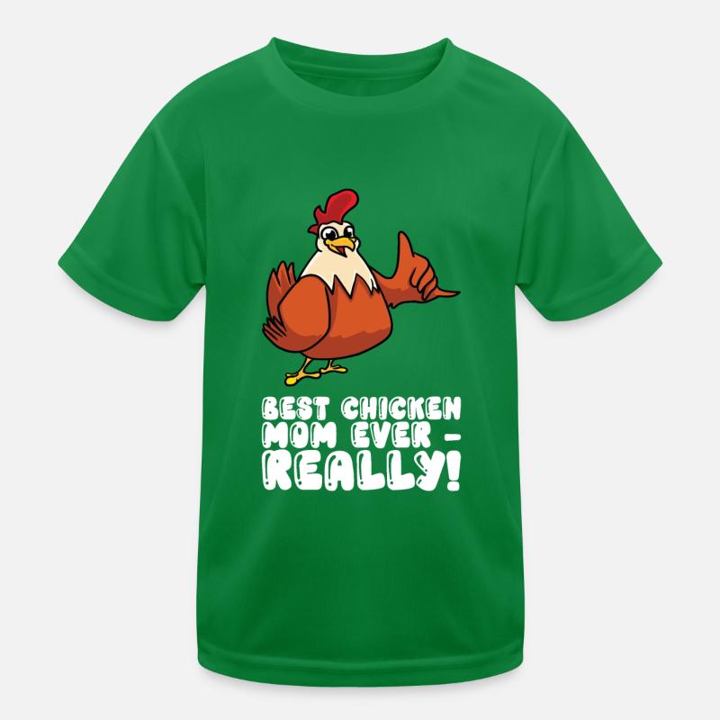 Die Beste Hühner-Mutter Aller Zeiten Kinder Funktions-T-Shirt